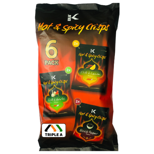 Kolak Hot & Spicy Assorted (6 Pack x 25g) 150g
