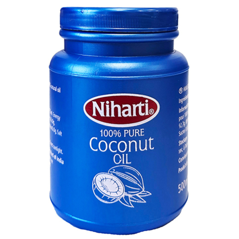 Niharti Coconut Oil Blue Jar - 500ml