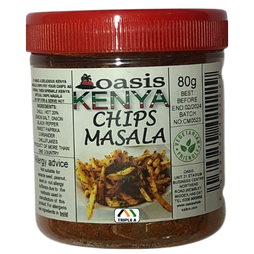 Oasis Kenya Chips Masala 80g