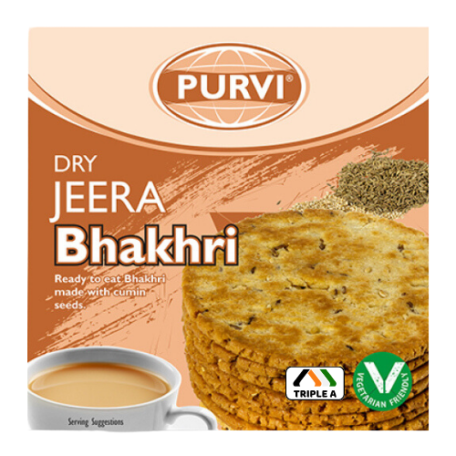 Purvi Dry Jeera Bhakri 200g