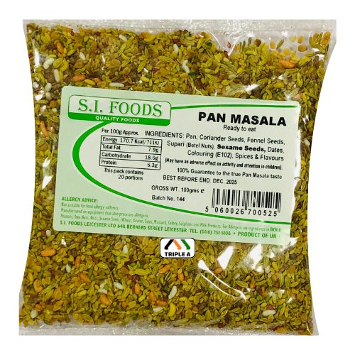 SI Foods Pan Masala 100g