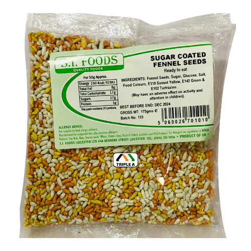SI Foods Sugar Coated Fennel Seeds 175g