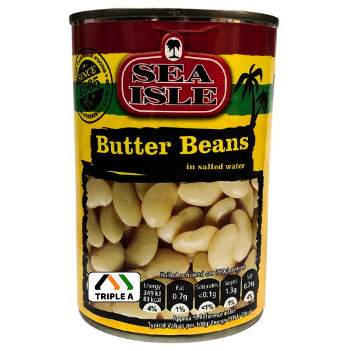 Sea Isle Butter Beans in Salted Water 400g