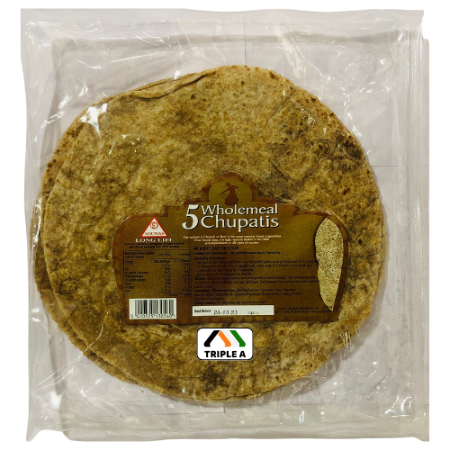 Sounas Wholemeal Chupatis 5Pcs