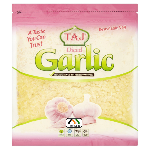 Taj Diced Garlic