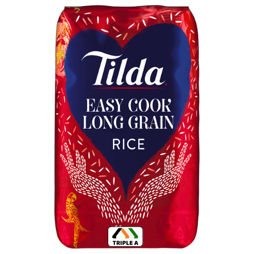 Tilda Easy Cook Long Grain Rice - 2Kg