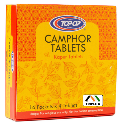 Top Op Camphor 16 Packs x 4 Tablets 200g