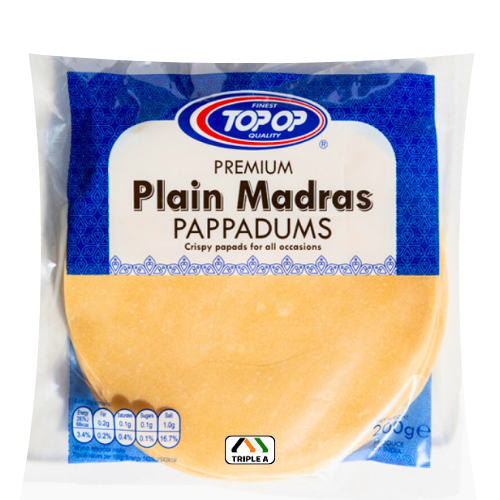 Top Op Madras Plain Papad