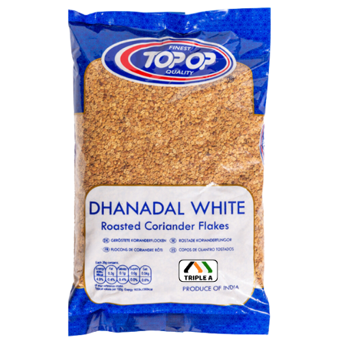 Topop Dhana Dal White Roasted - 1Kg
