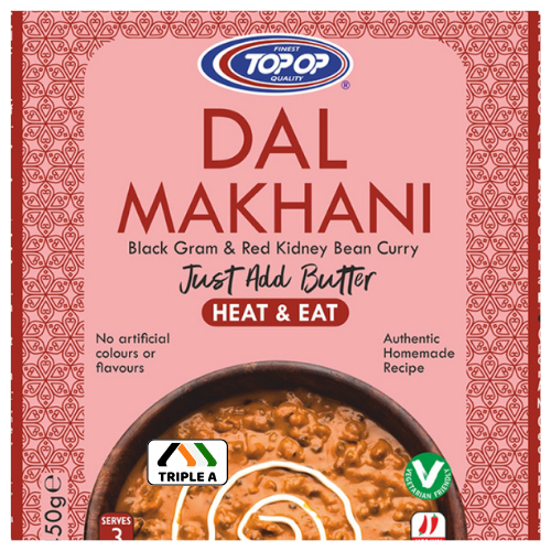 Topop Heat & Eat Dal Makhani 450g