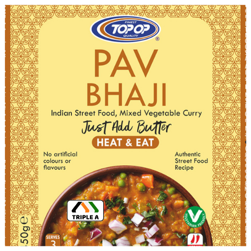 Topop Heat & Eat Pav Bhaji 450g