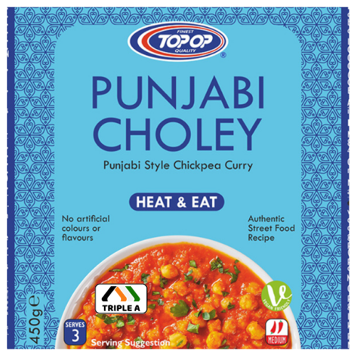 Topop Heat & Eat Punjabi Choley 450g