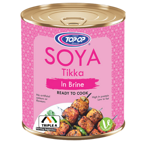 Topop Soya Tikka in Brine 850g