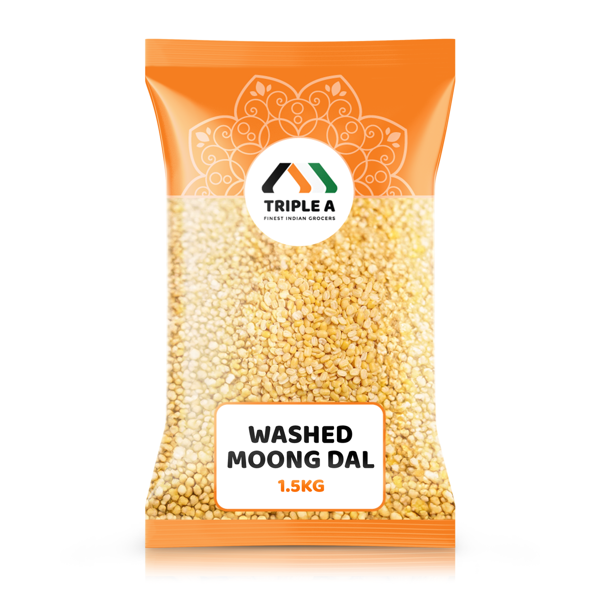 Triple A Washed Moong Dal - 1.5Kg