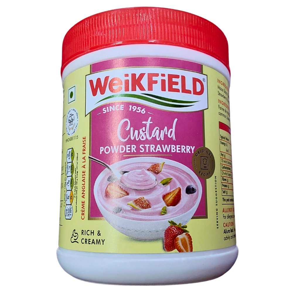 Weikfield Strawberry Custard Powder