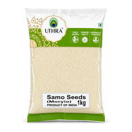 Samo Seeds (Moryio) by Uthra — front view showing product label and branding, studio product photo on white background